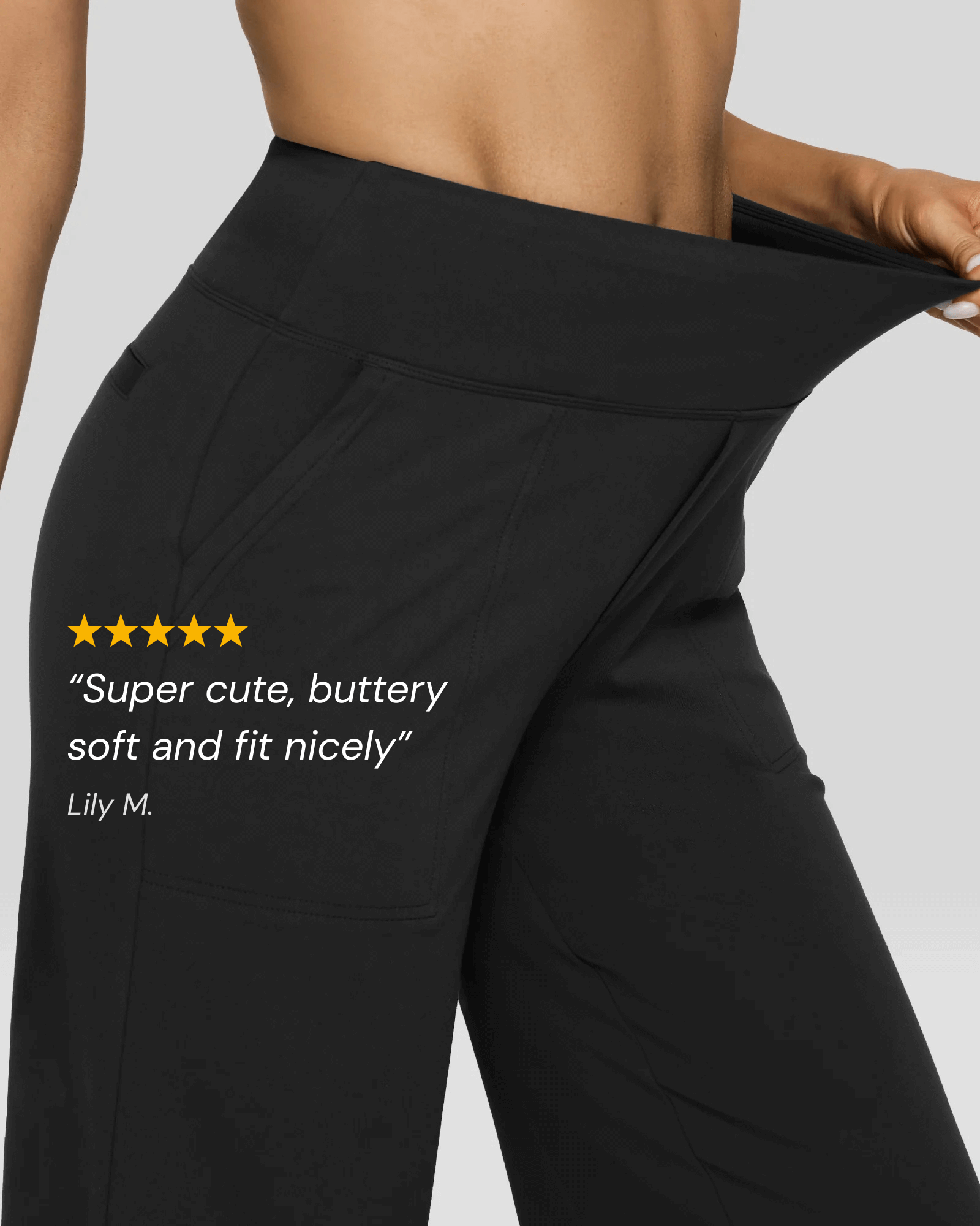 Sculpted Stretch Work Pants